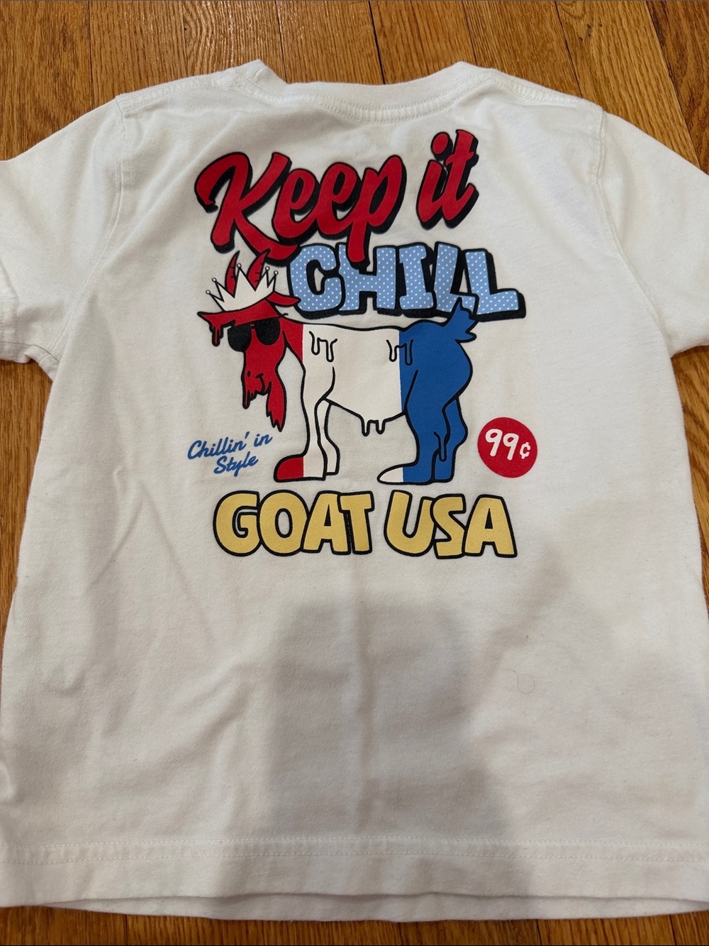 Youth Toddler GOAT USA Keep It Chill T Shirt 5T